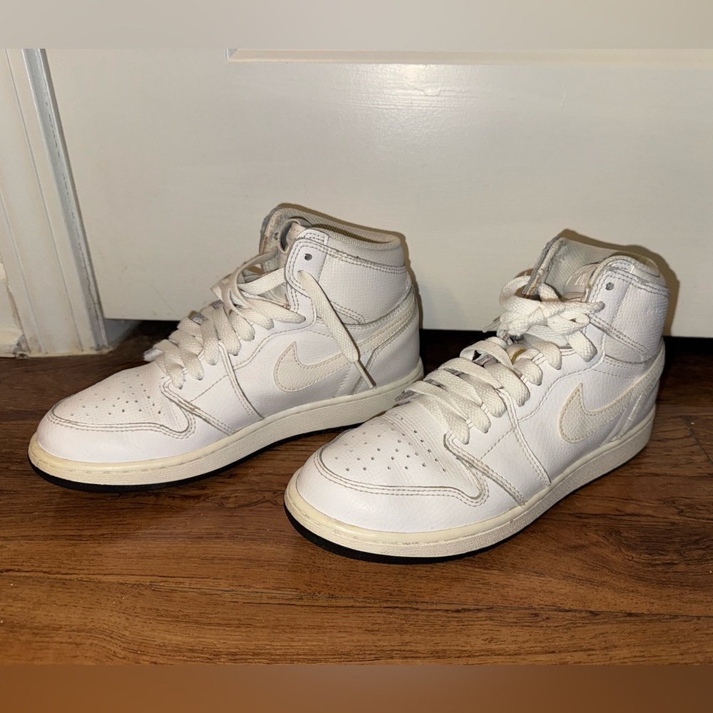 Nike Youth's White High-Top Sneakers